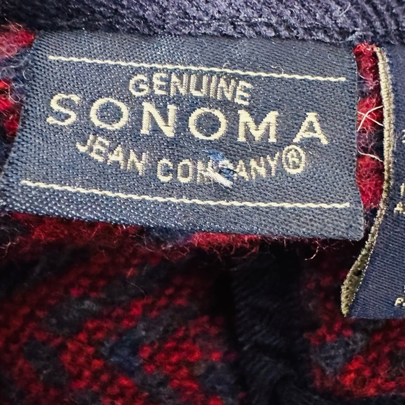 Vintage Sonoma Wool Blend Scenic Tapestry Jacket L - Picture 13 of 14